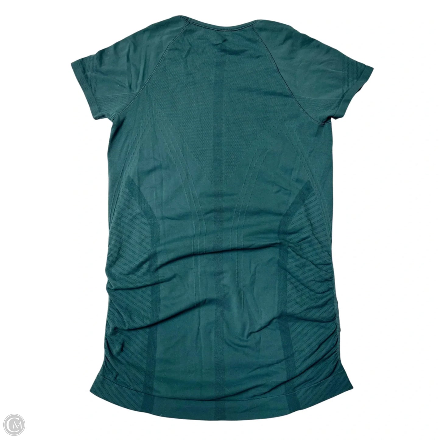 Athletic Top Short Sleeve By Athleta In Teal, Size: S