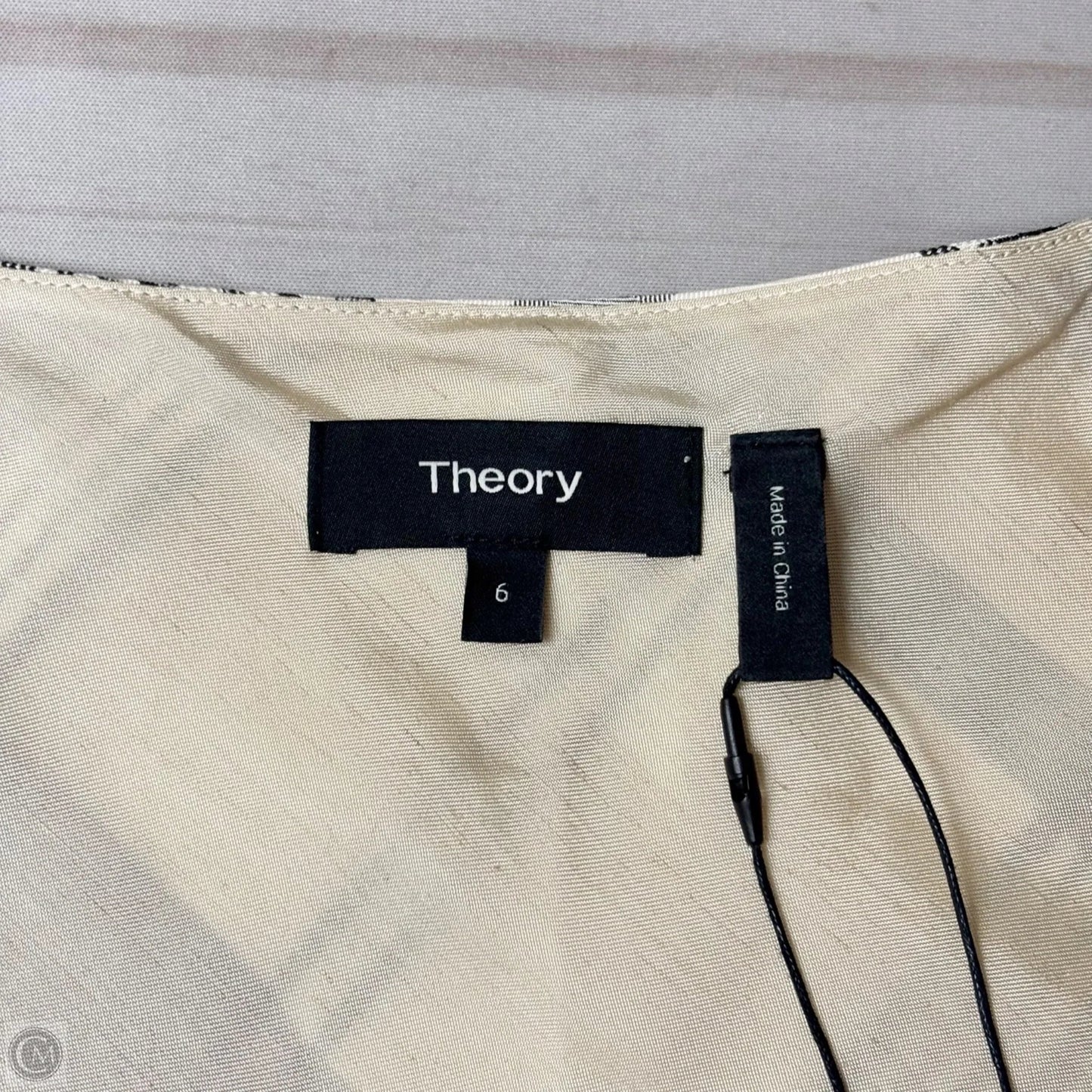 Dress Casual Maxi By Theory In Plaid Pattern, Size: S