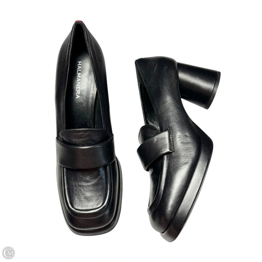 Shoes Heels Block By Halmanera In Black, Size: 10.5