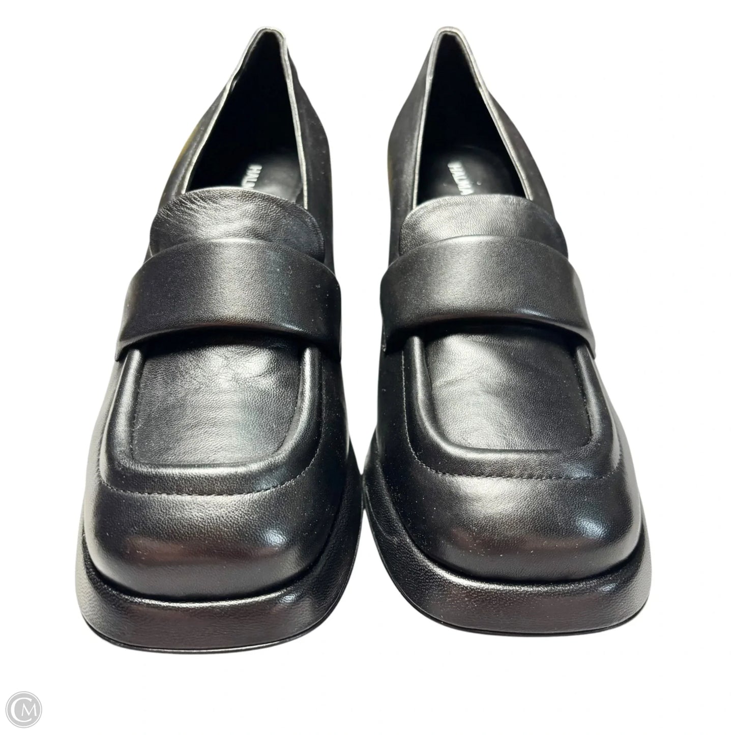 Shoes Heels Block By Halmanera In Black, Size: 10.5