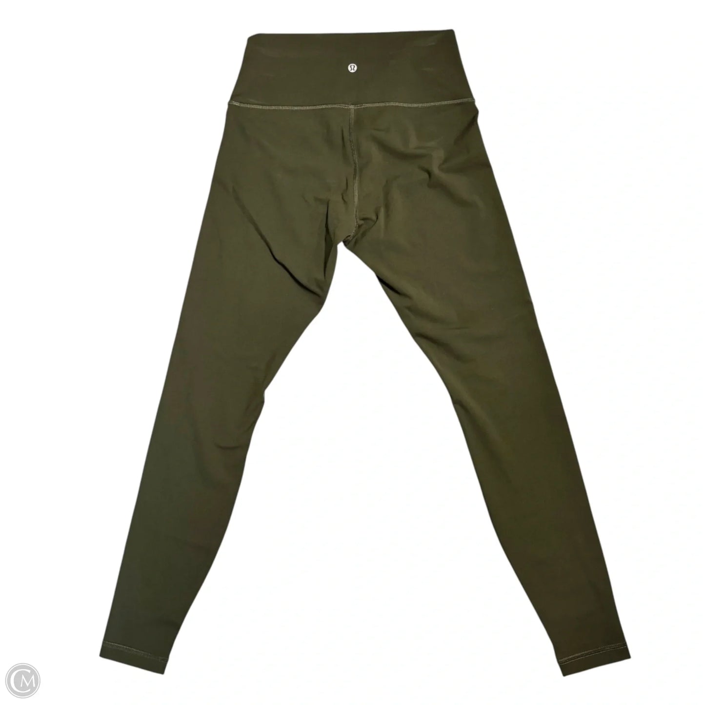 Athletic Leggings By Lululemon In Green, Size: M