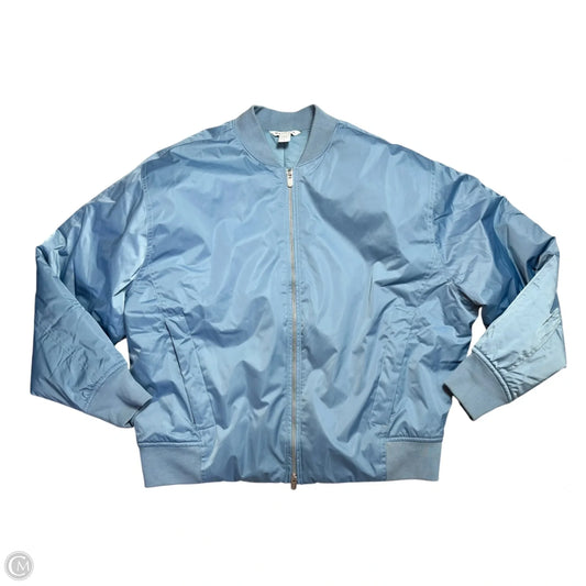 Jacket Puffer & Quilted By Athleta In Blue, Size: L