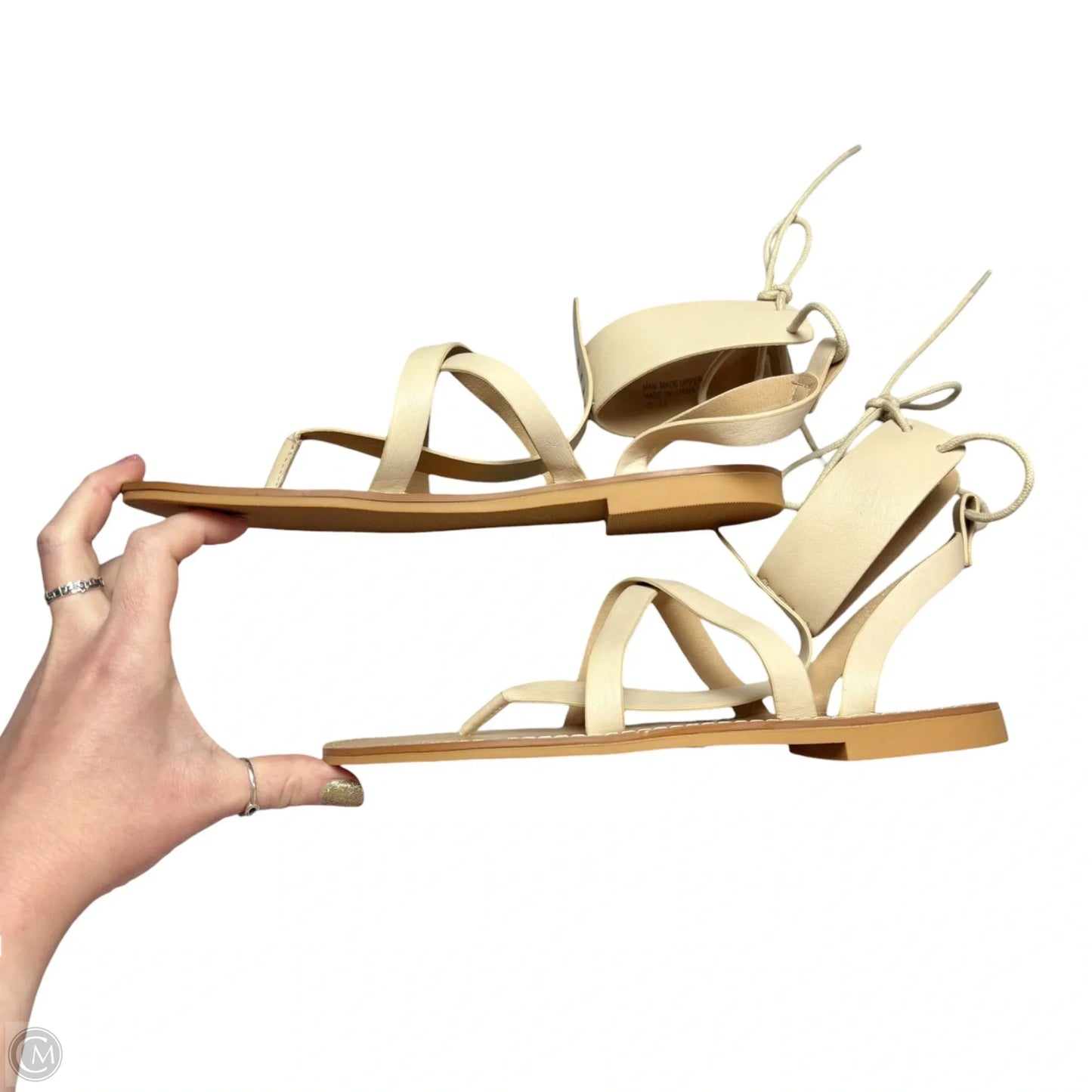 Sandals Flats By Oasis Society In Tan, Size: 8.5