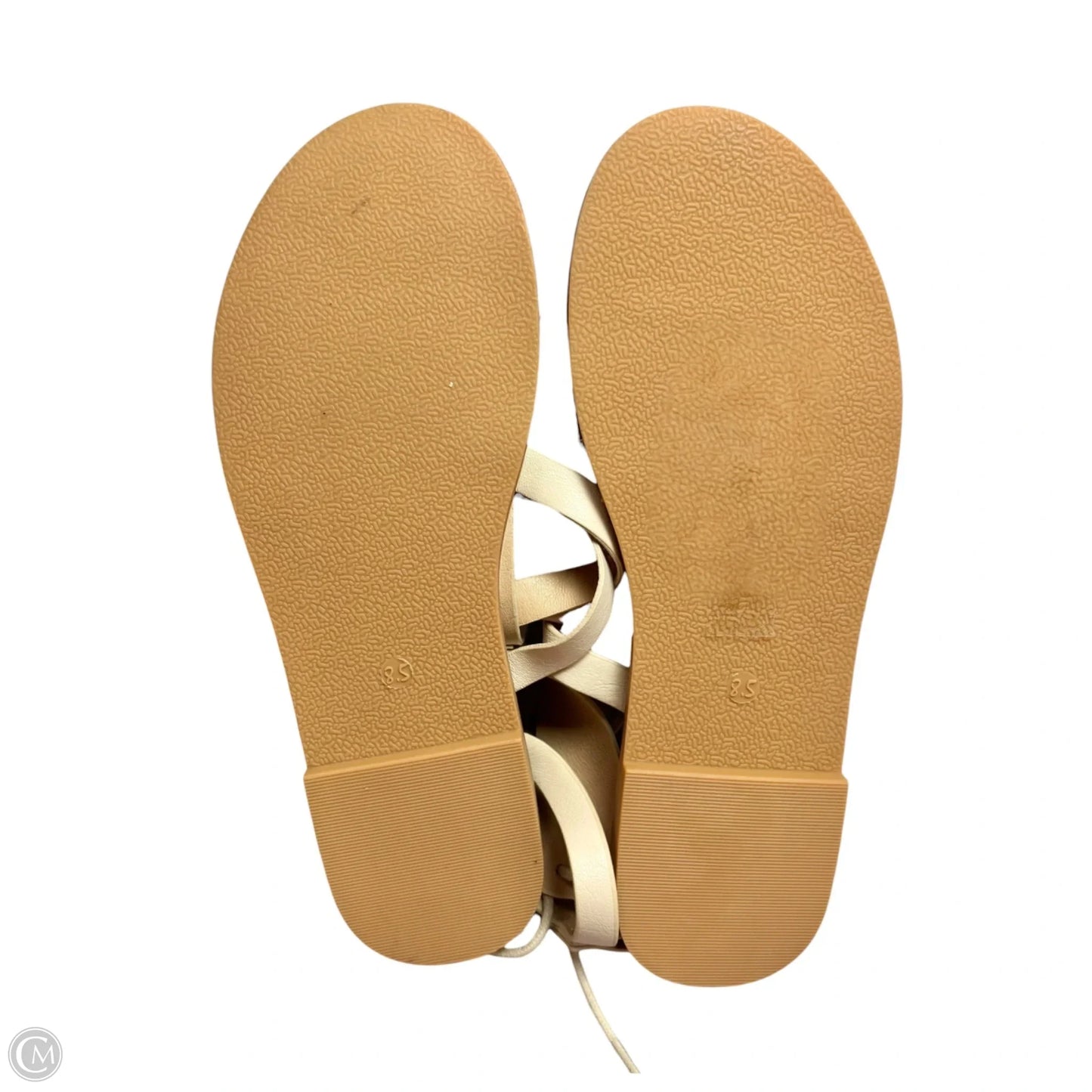 Sandals Flats By Oasis Society In Tan, Size: 8.5