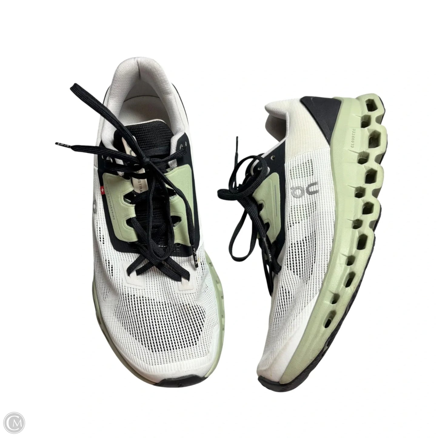 Shoes Athletic By On In Green & White, Size: 9