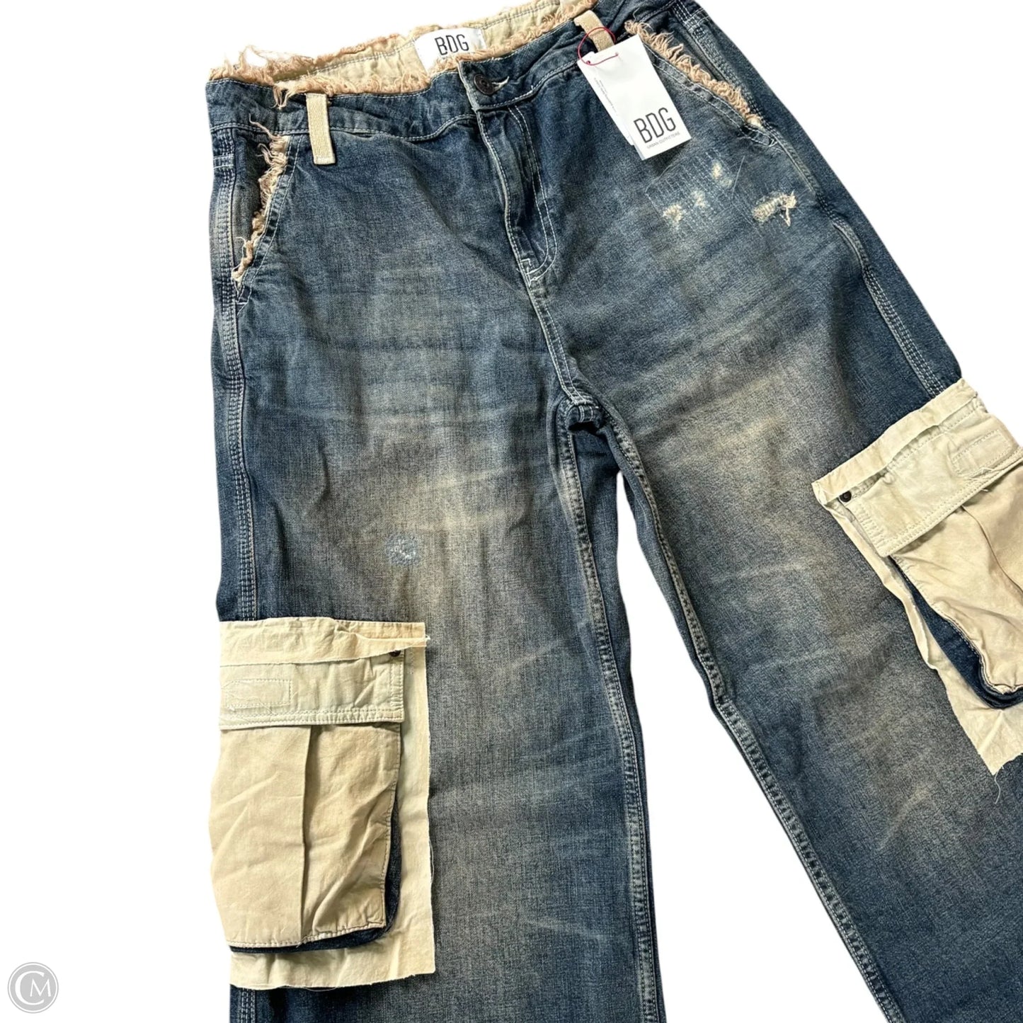 Jeans Wide Leg By Bdg In Blue Denim, Size: 8
