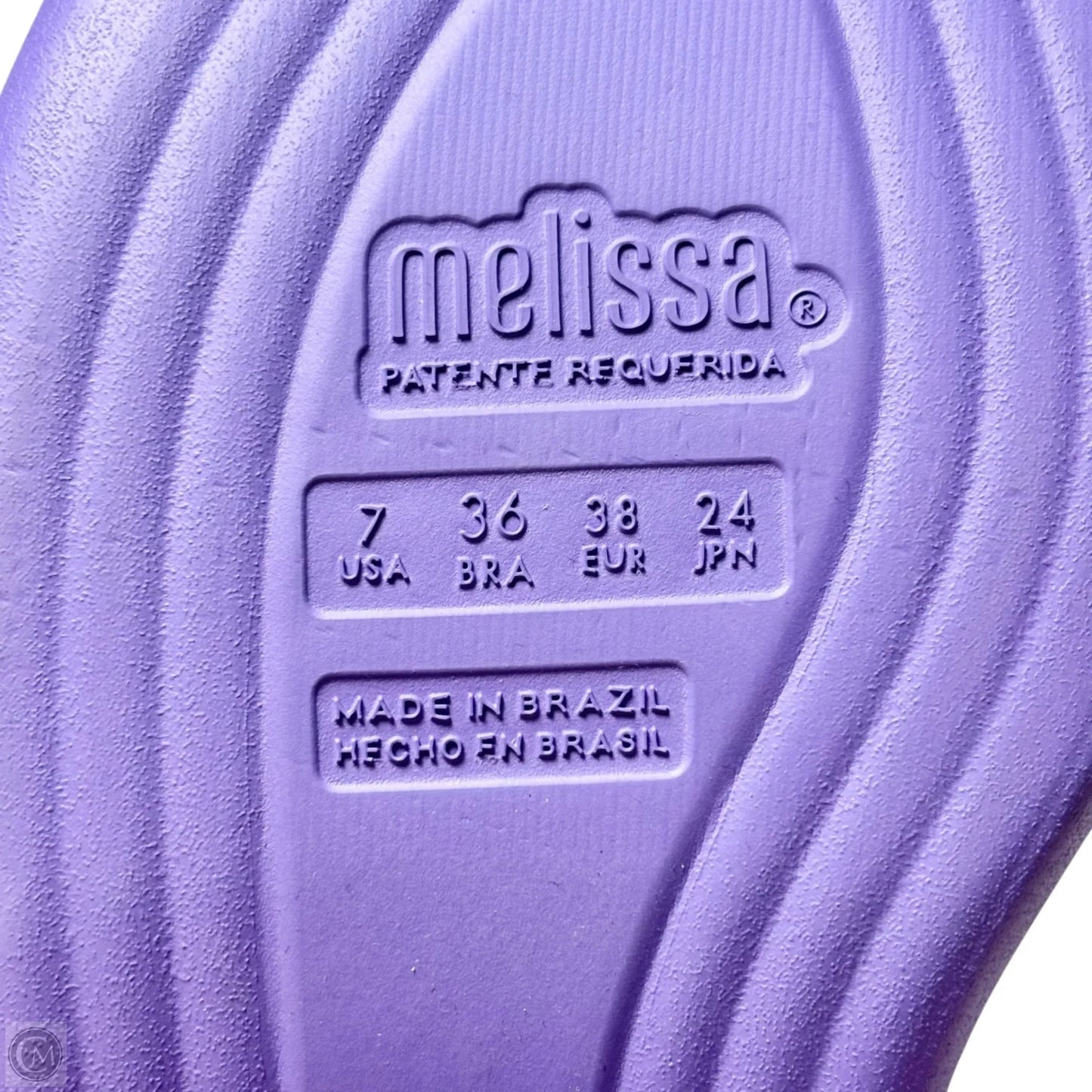Sandals Heels Platform By Melissa In Purple, Size: 7