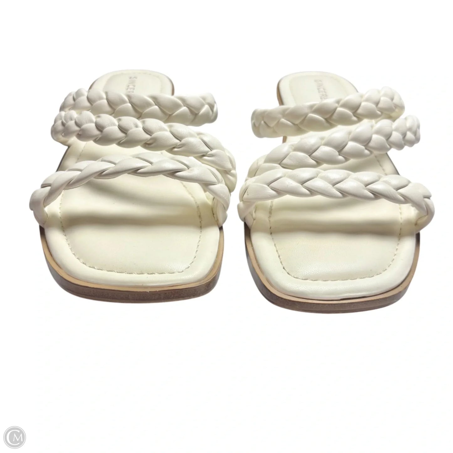 Sandals Flats By Sincerely Jules In White, Size: 7.5