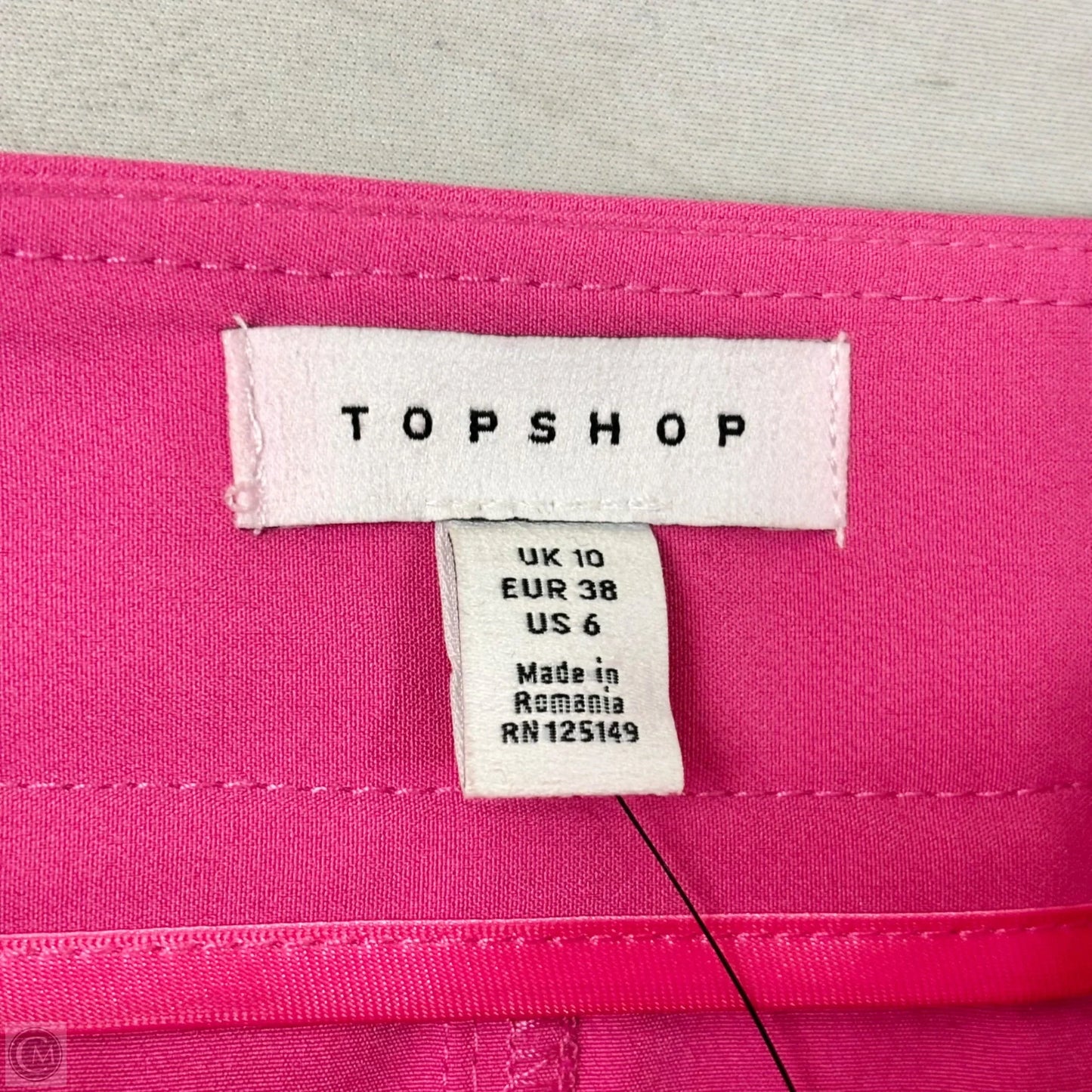 Skirt Midi By Topshop In Pink, Size: 6