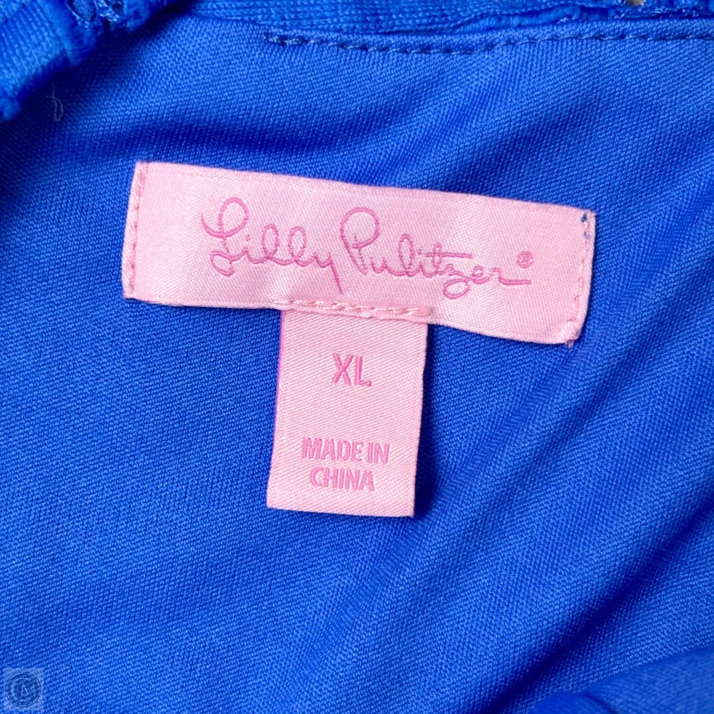 Dress Designer By Lilly Pulitzer In Blue, Size: Xl
