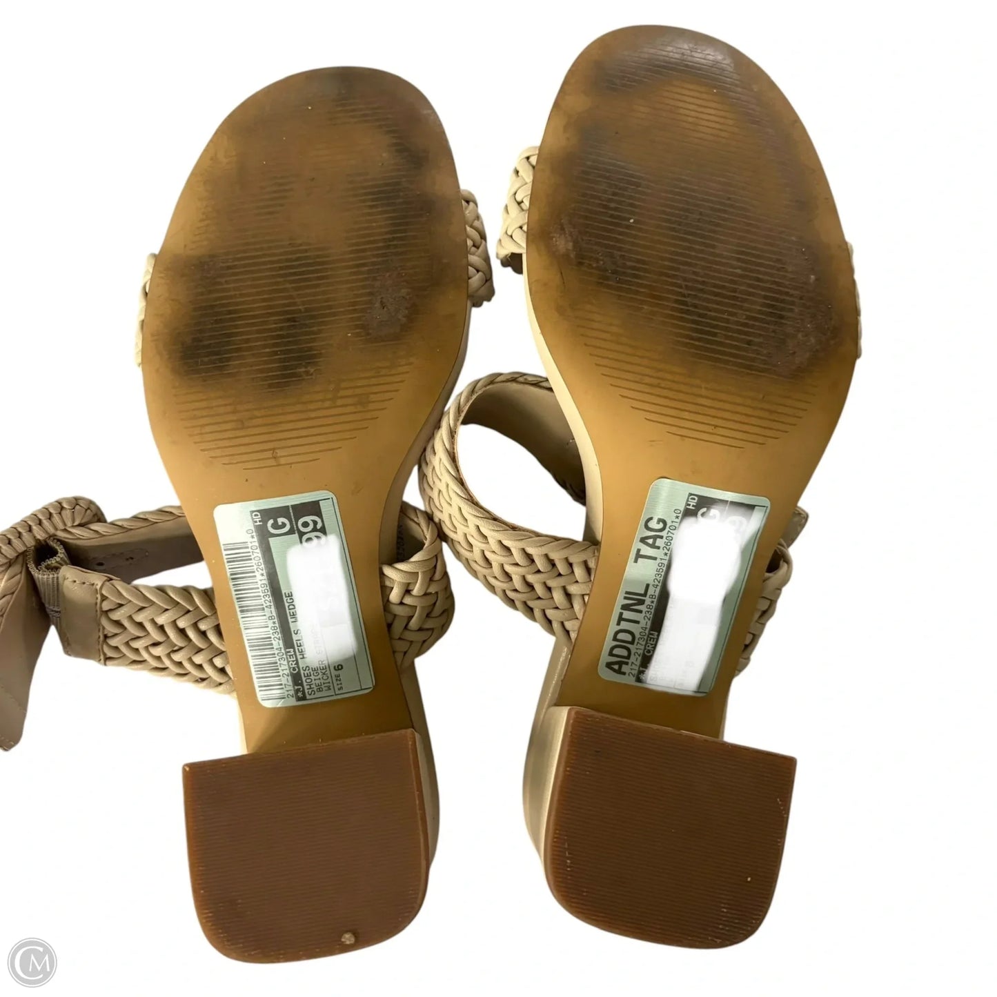 Shoes Heels Wedge By J. Crew In Beige, Size: 6