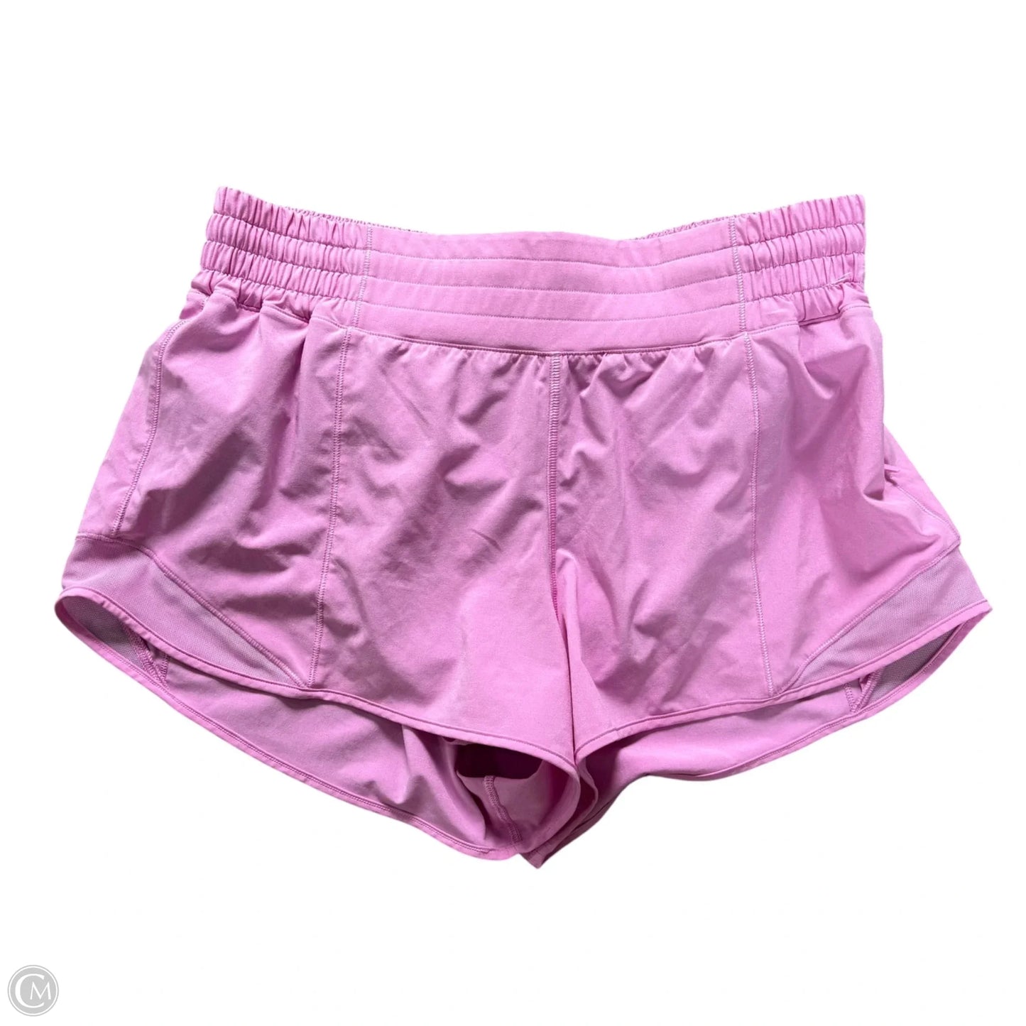 Athletic Shorts By Lululemon In Pink, Size: 10