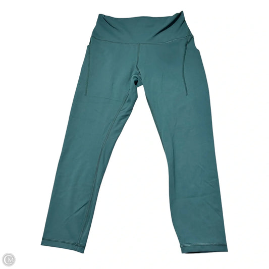 Athletic Leggings By Lululemon In Green, Size: 8