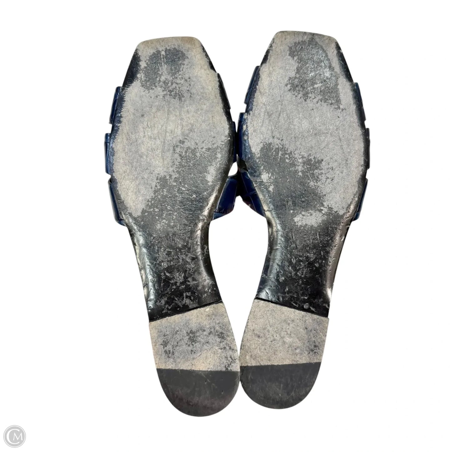 Shoes Luxury Designer By Yves Saint Laurent In Blue, Size: 10.5