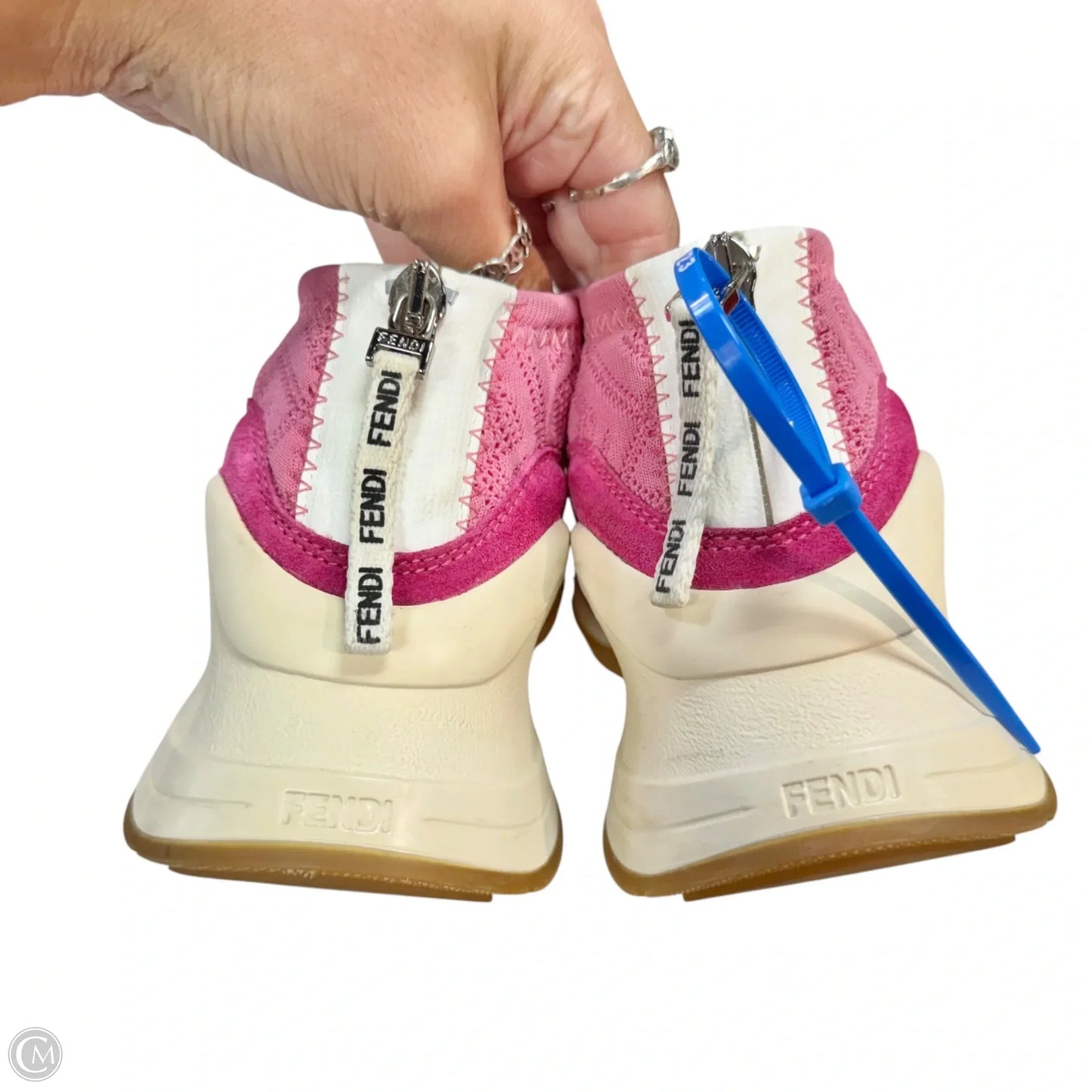 Shoes Luxury Designer By Fendi In Pink, Size: 5.5