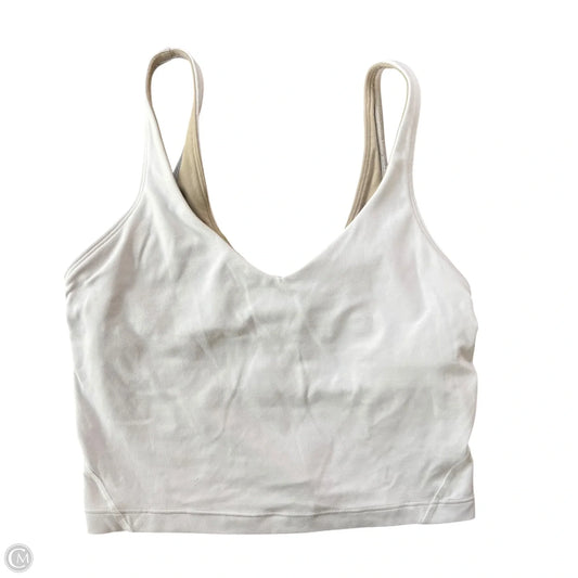 Athletic Sports Bra By Lululemon In Brown & White, Size: S