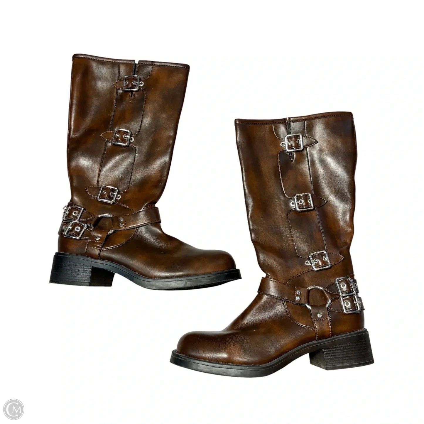 Boots Combat By Madden Girl In Brown, Size: 10