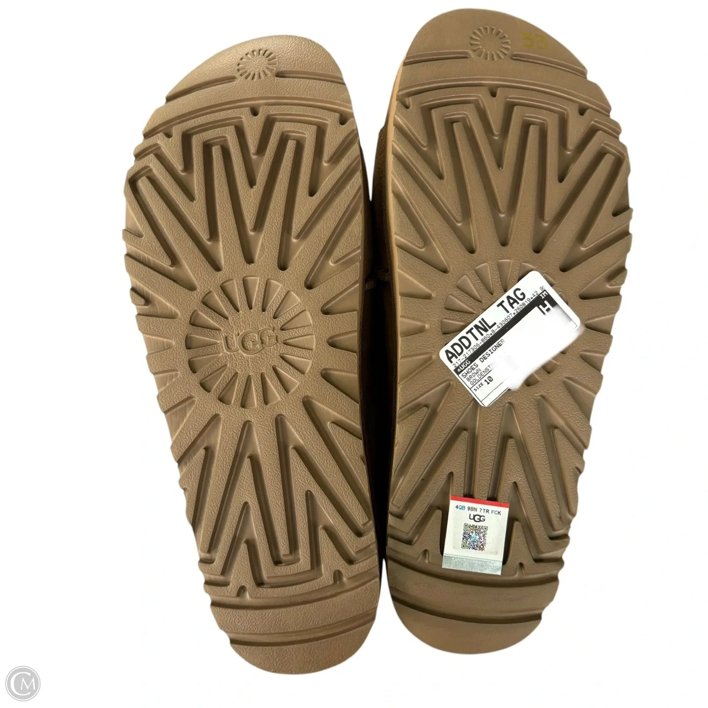 Shoes Designer By Ugg In Brown, Size: 10
