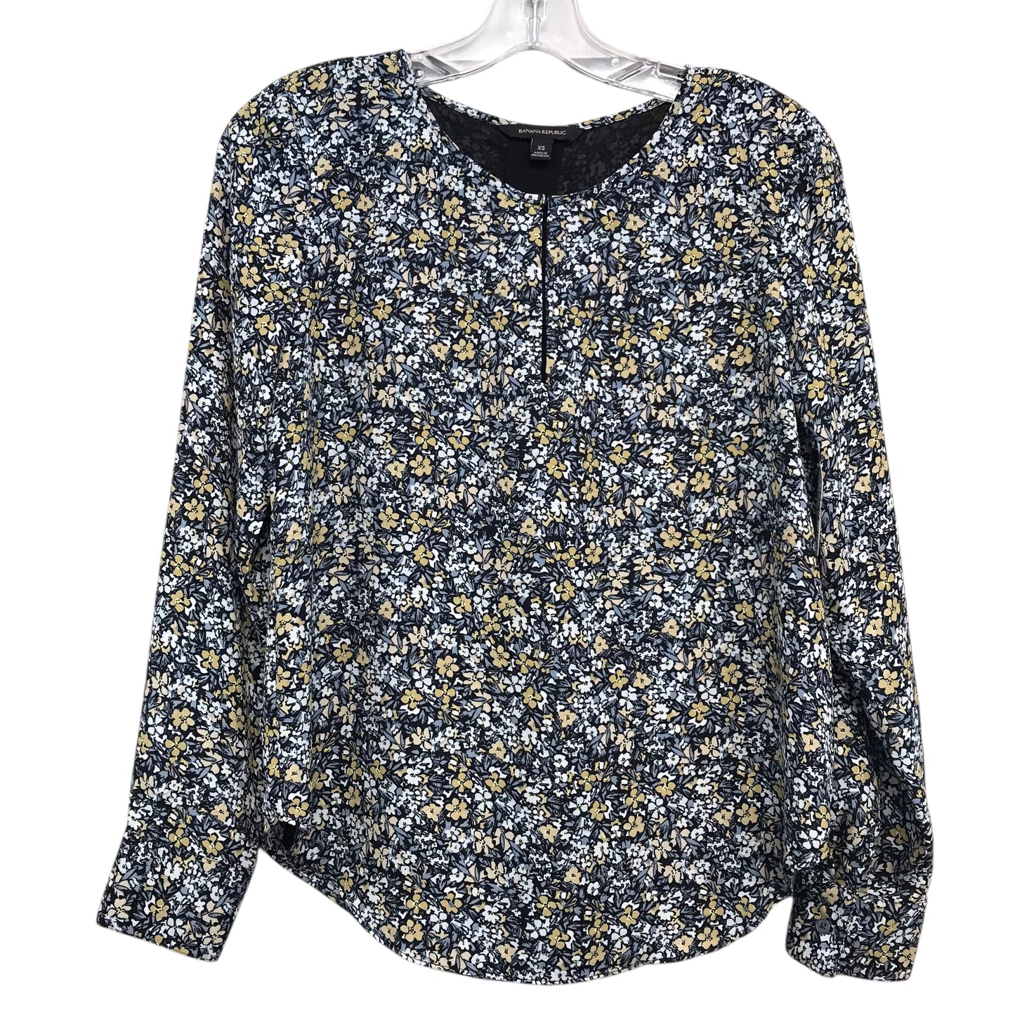 Top Ls By Banana Republic In Floral Print, Size:Xl