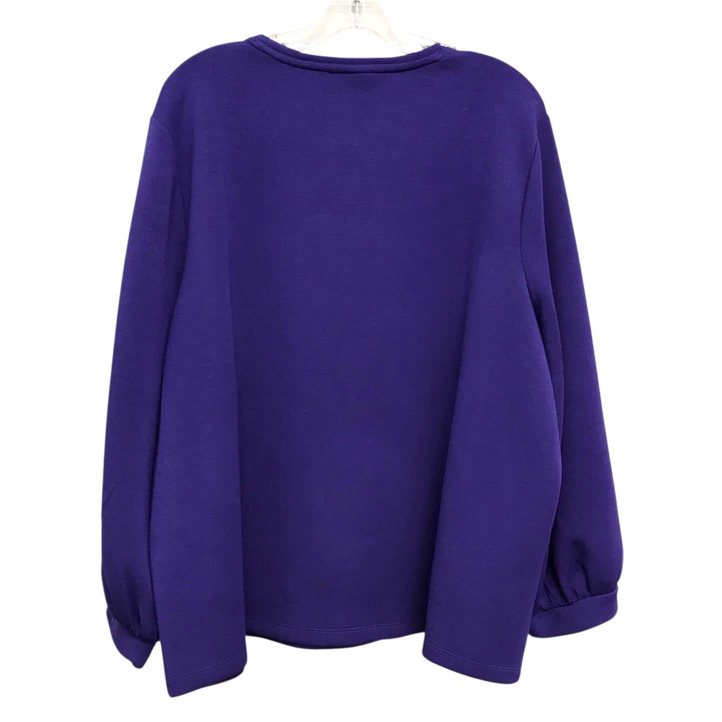 Top Ls By Chicos In Purple, Size:1X