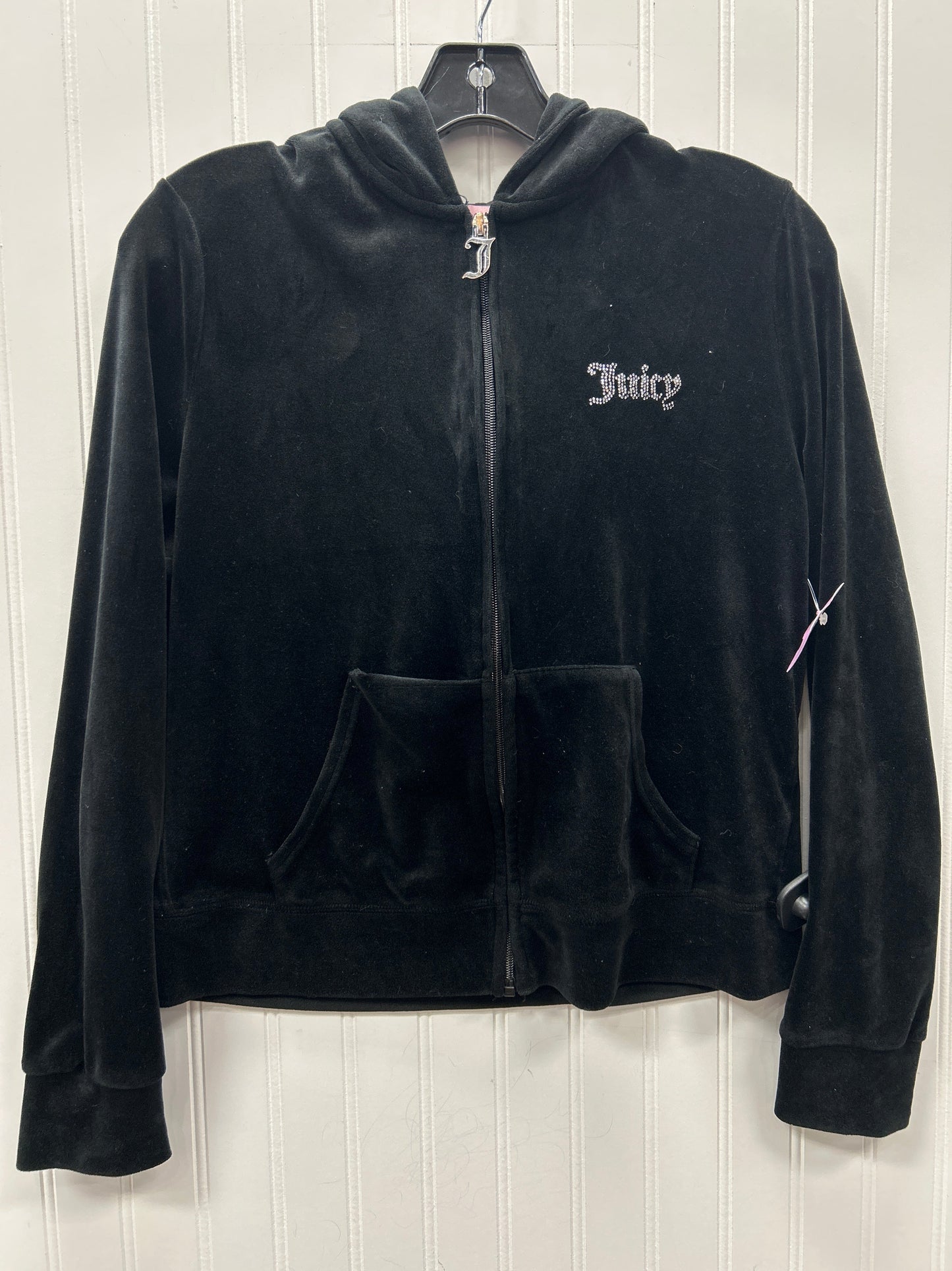 Sweatshirt Hoodie By Juicy Couture In Black, Size:L