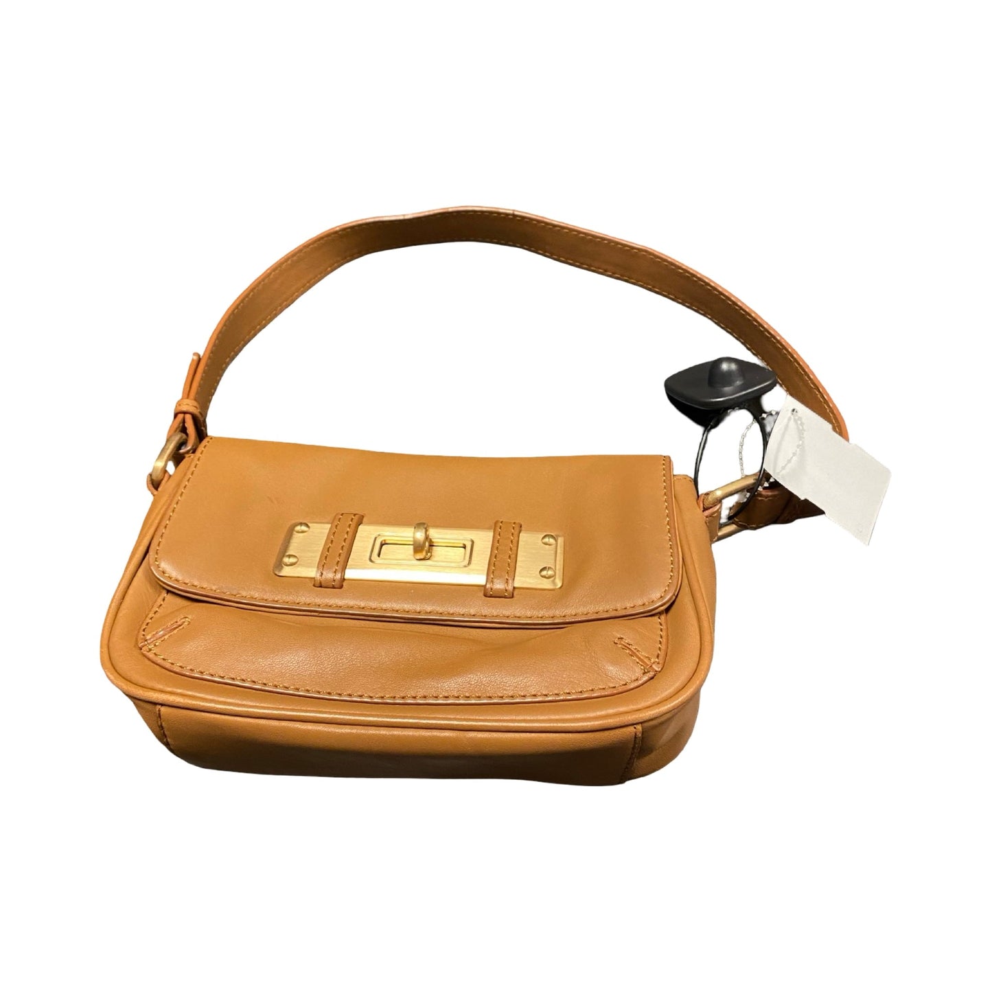 Handbag Leather By Talbots In Brown, Size:Small
