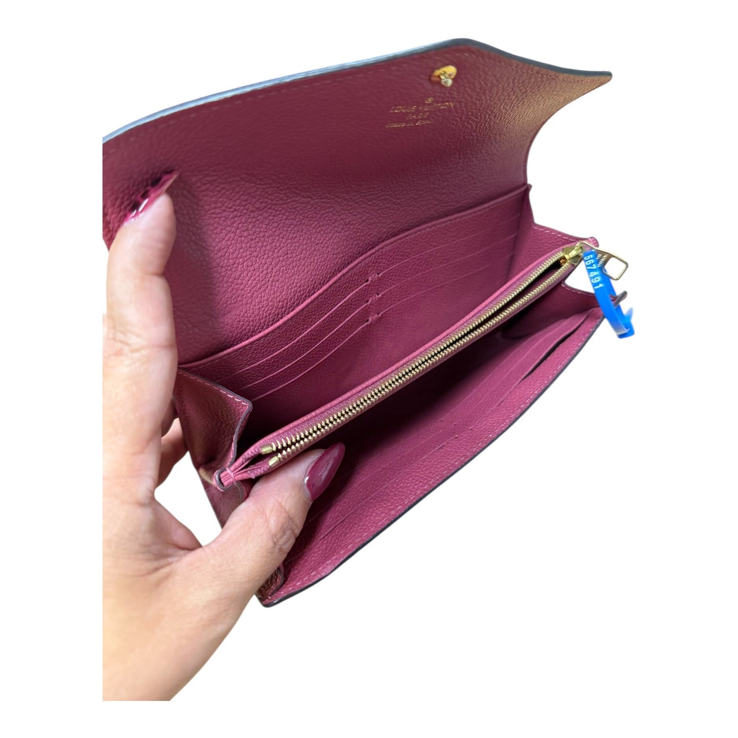 Wallet Luxury Designer By Louis Vuitton In Pink, Size:Medium