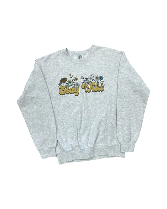 Sweatshirt Crewneck By Clothes Mentor In Grey, Size:S