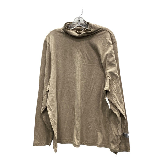 Top Ls Basic By J. Crew In Tan, Size:3X