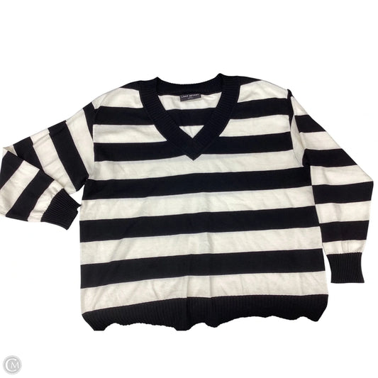 Sweater By Lane Bryant In Striped Pattern, Size: 1x