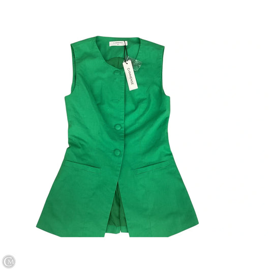 Vest Other By Clothes Mentor In Green, Size: Xs