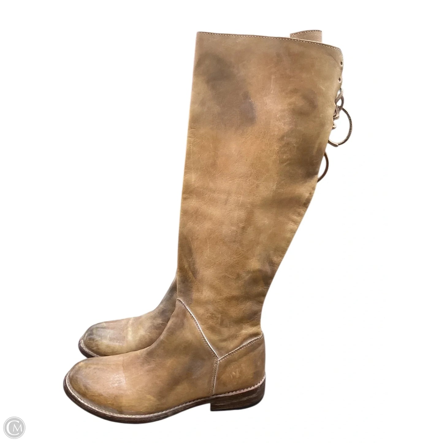 Boots Knee Flats By Bed Stu In Tan, Size: 9.5