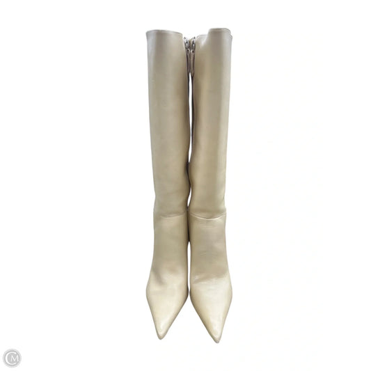 Boots Knee Heels By Schutz In Yellow, Size: 7.5