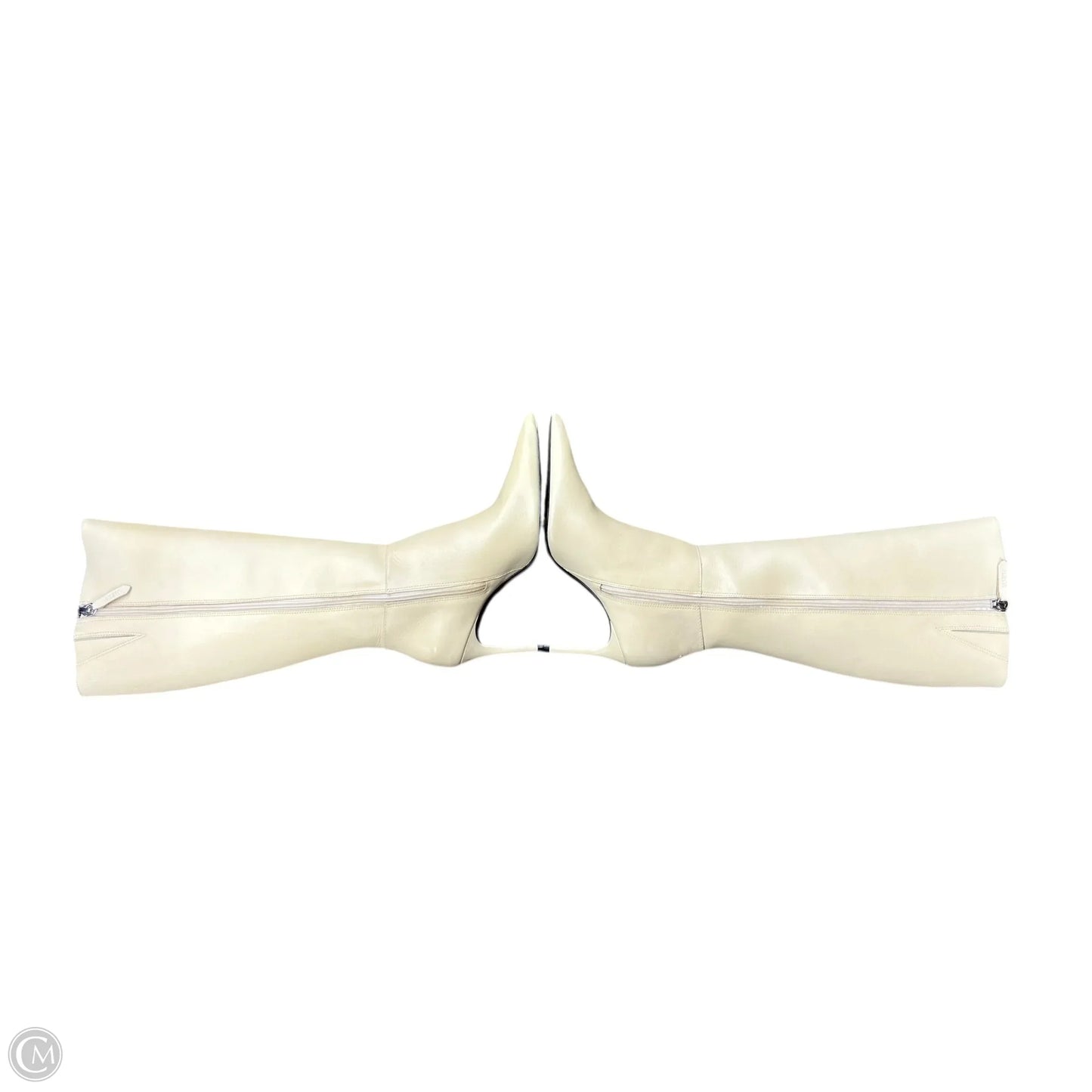 Boots Knee Heels By Schutz In Yellow, Size: 7.5