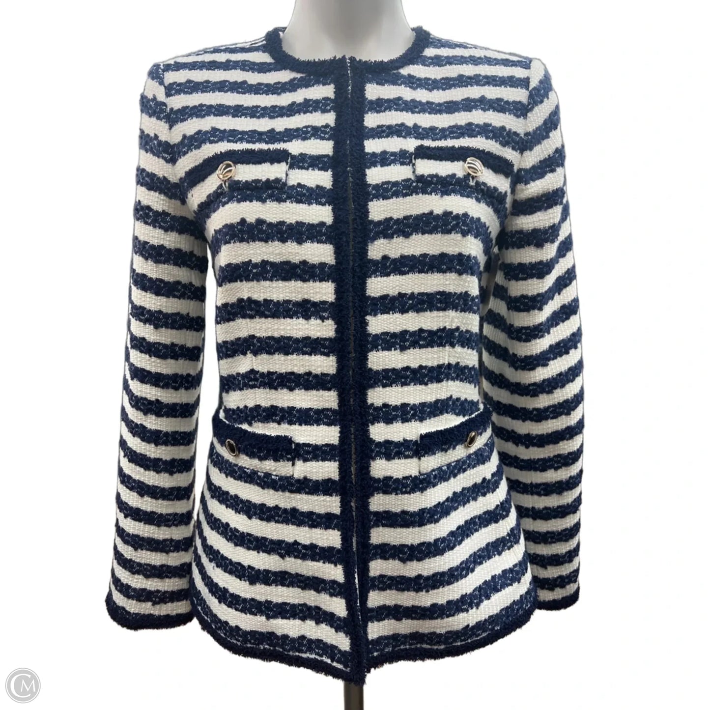 Blazer By Ann Taylor In Blue, Size: Xs