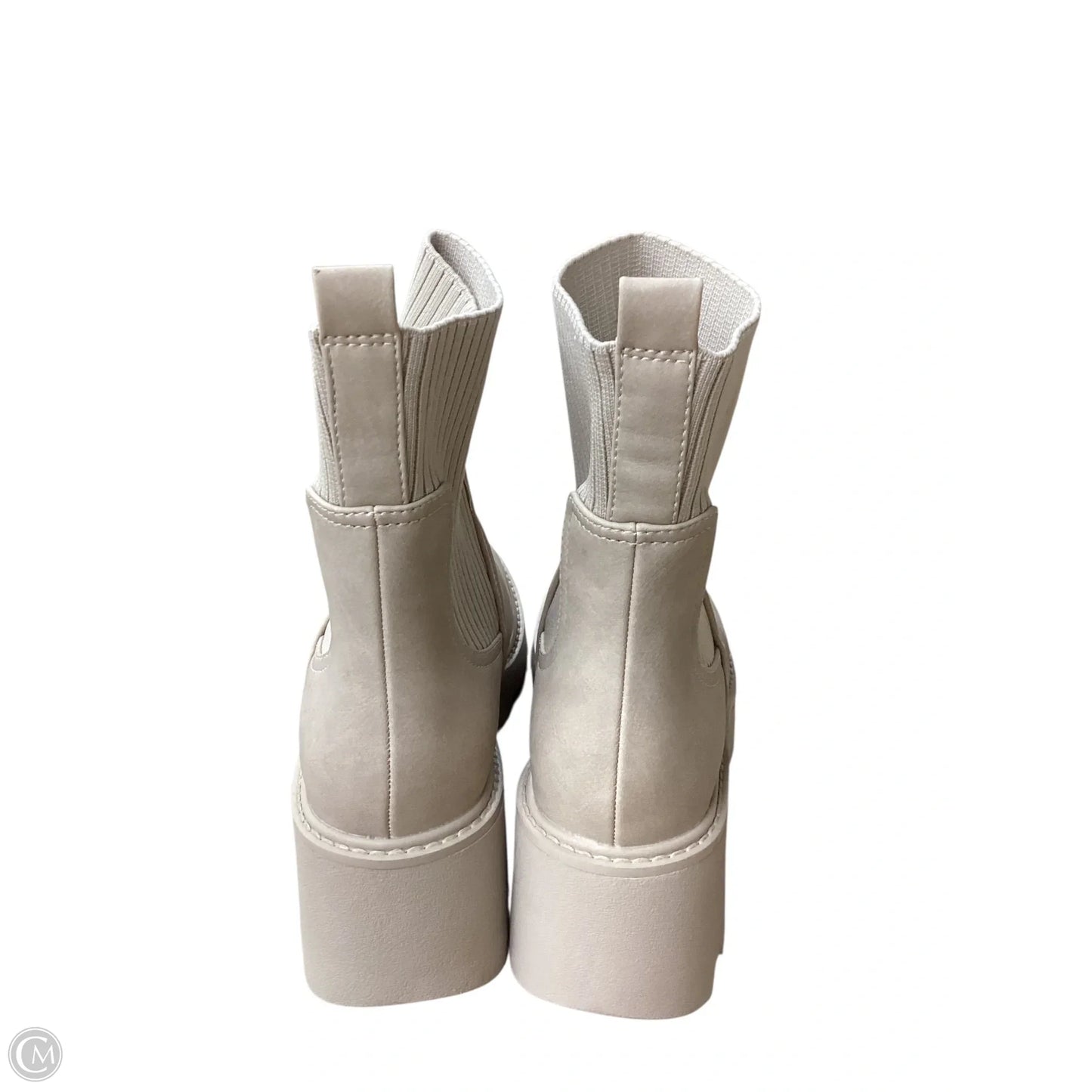 Boots Mid-calf Heels By Dolce Vita In Beige, Size: 9