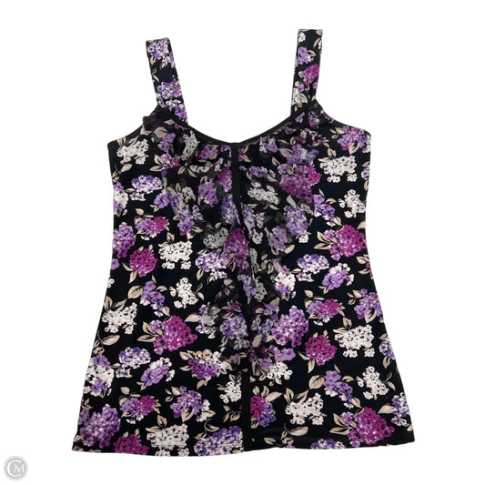 Top Sleeveless By White House Black Market In Floral Print, Size: S
