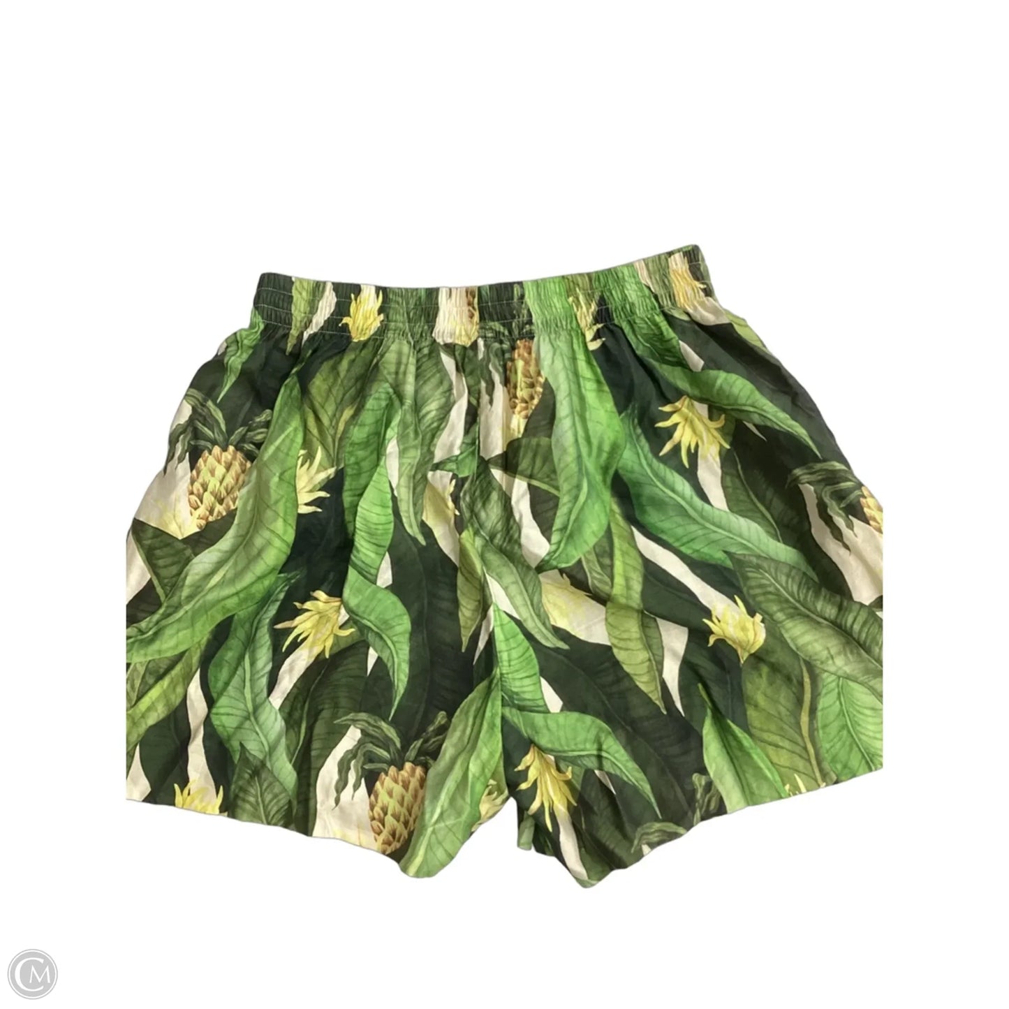 Shorts By H&m In Tropical Print, Size: M