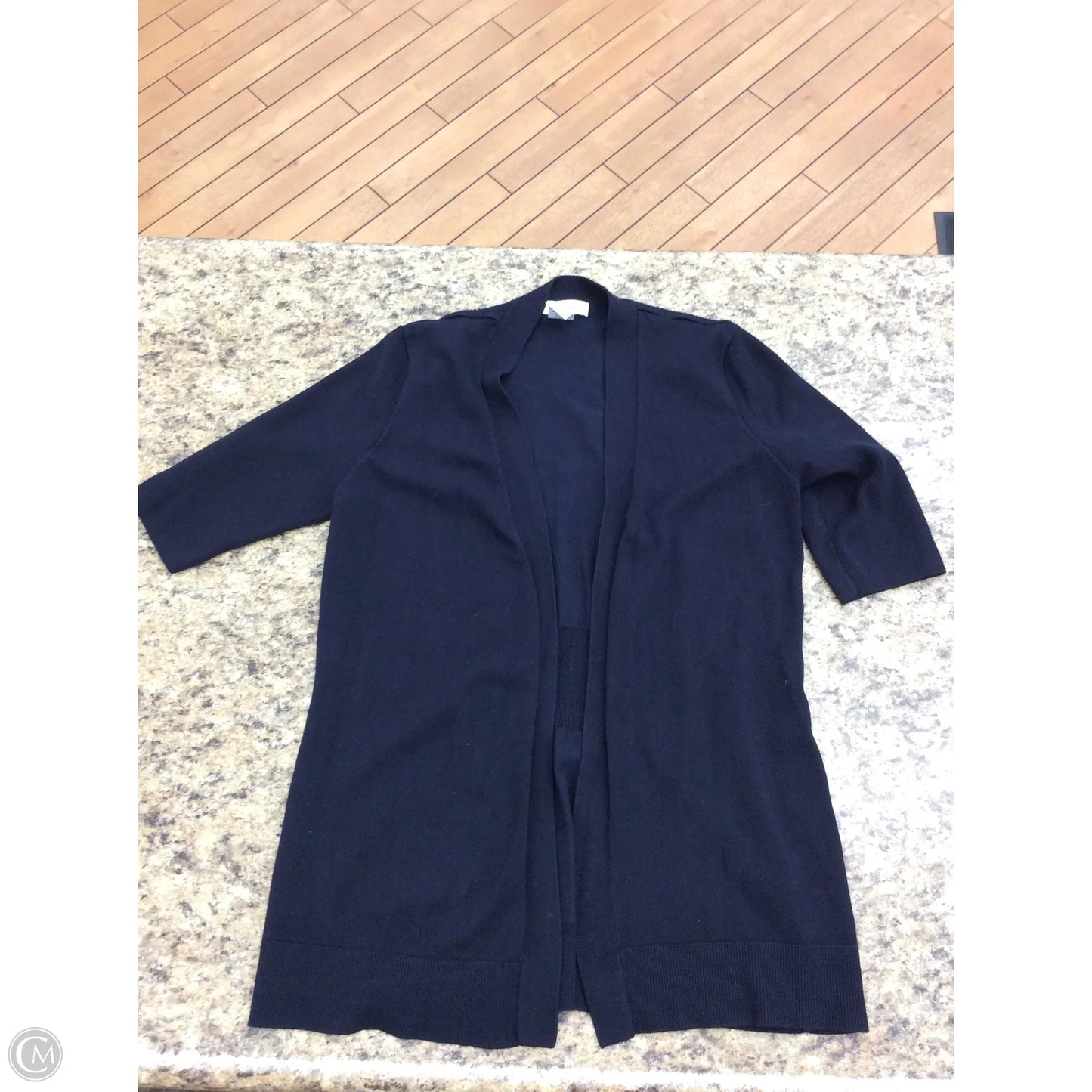 Sweater Cardigan By Grace In Navy, Size: M