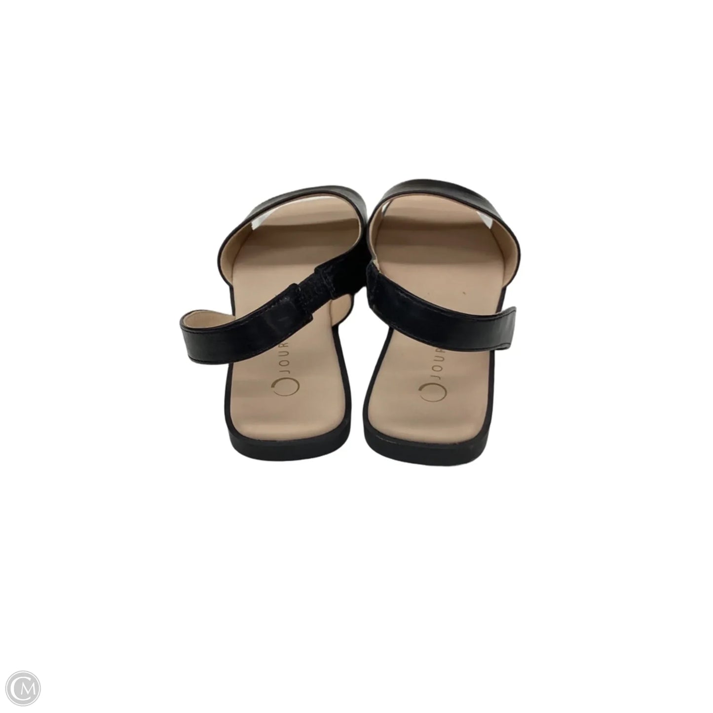 Sandals Flats By Journee In Black, Size: 8.5