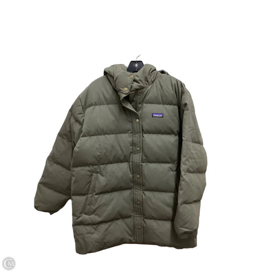 Coat Puffer & Quilted By Patagonia In Green, Size: L