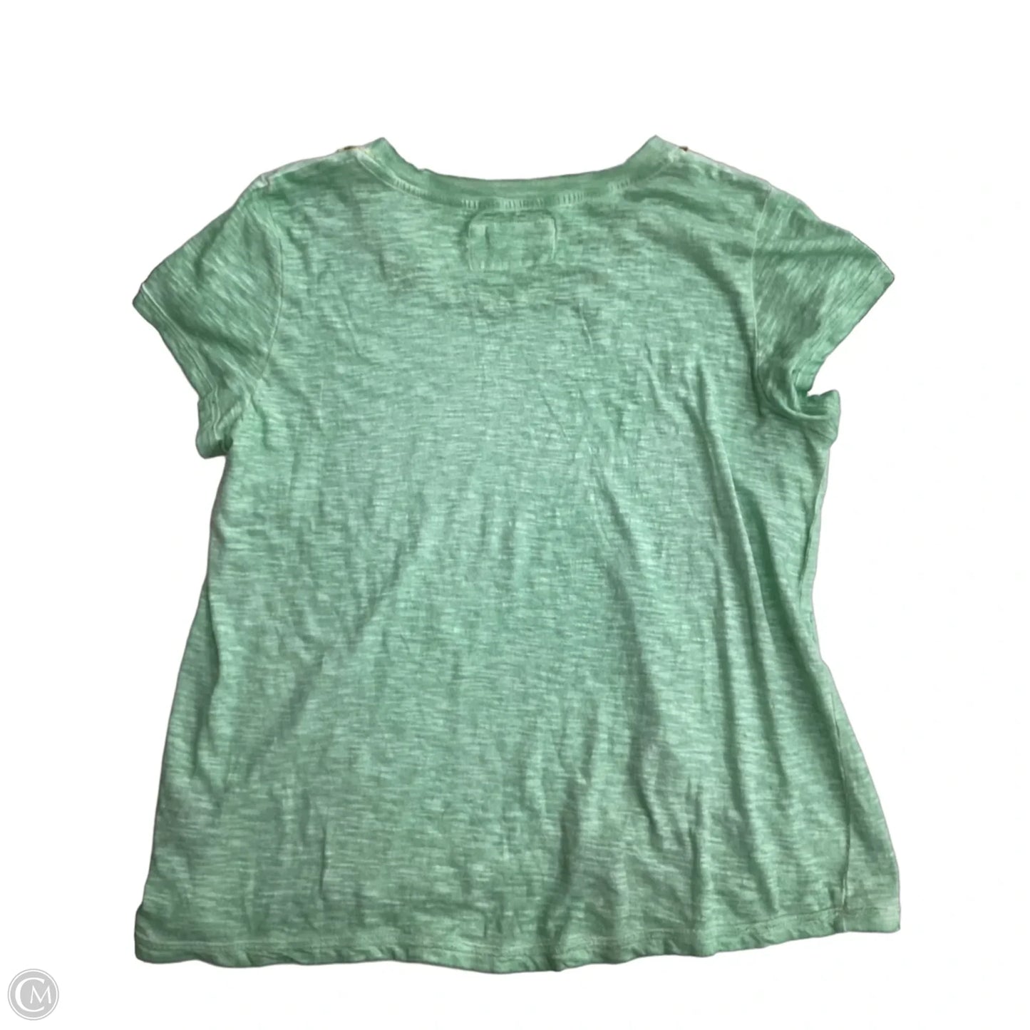 Top Short Sleeve By Pol In Green, Size: L
