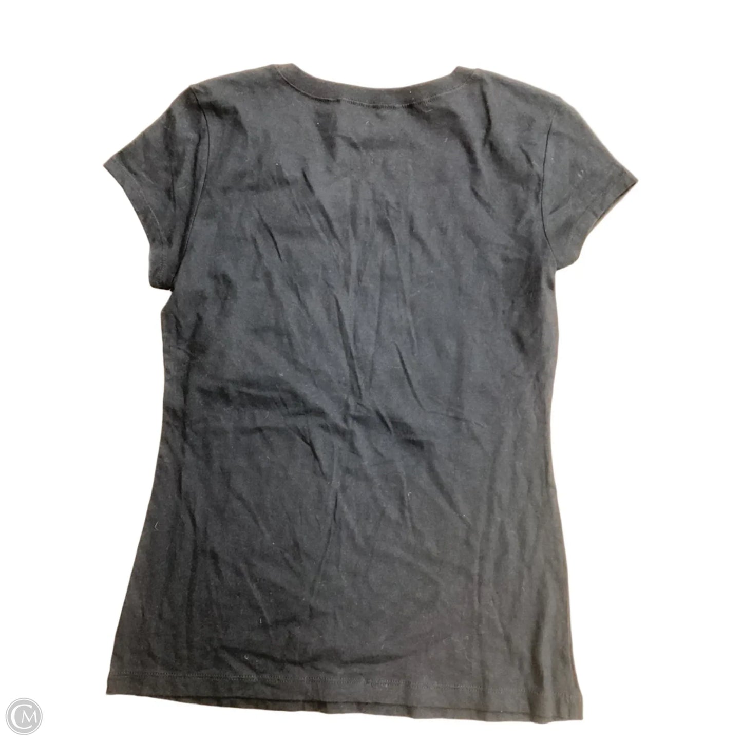 Top Short Sleeve By Disney In Black, Size: M