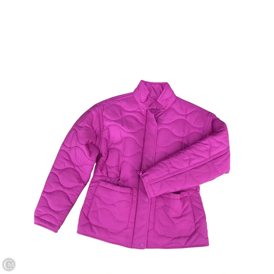 Coat Puffer & Quilted By Talbots In Purple, Size: Xs