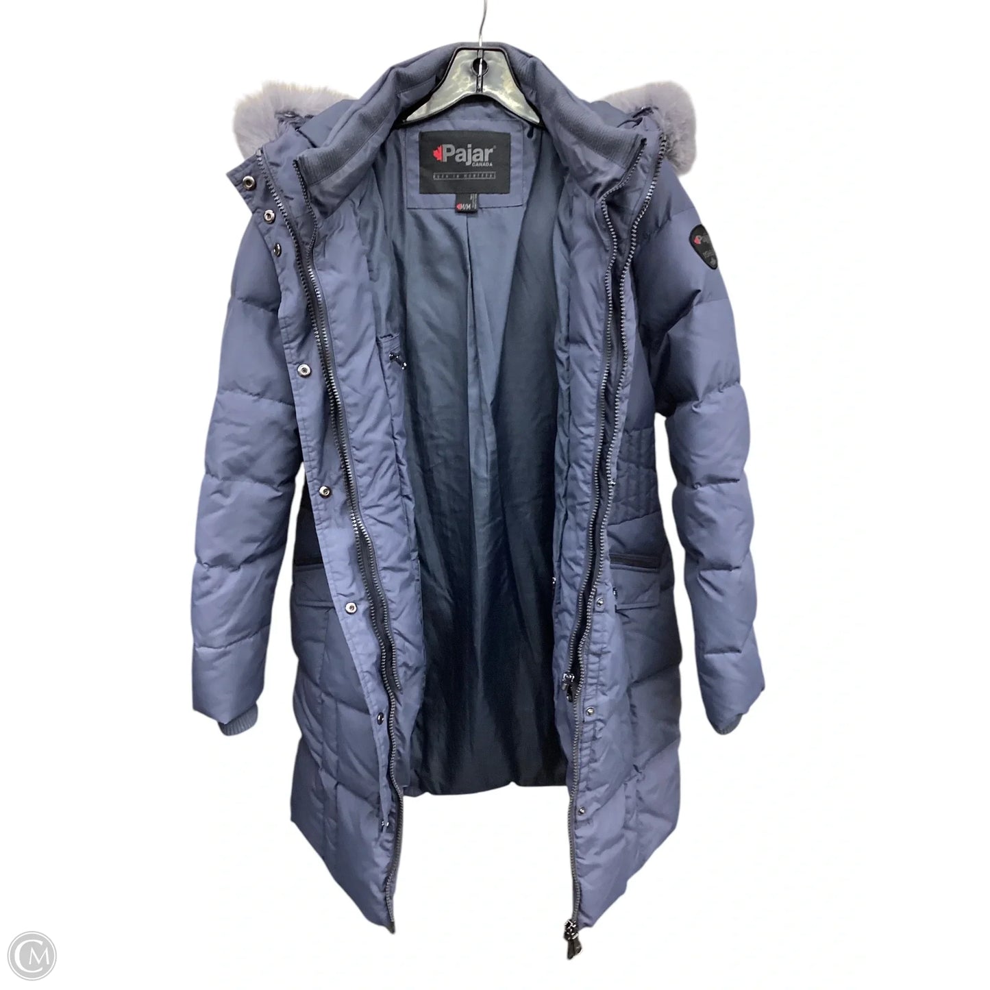 Coat Parka By Cma In Grey, Size: M