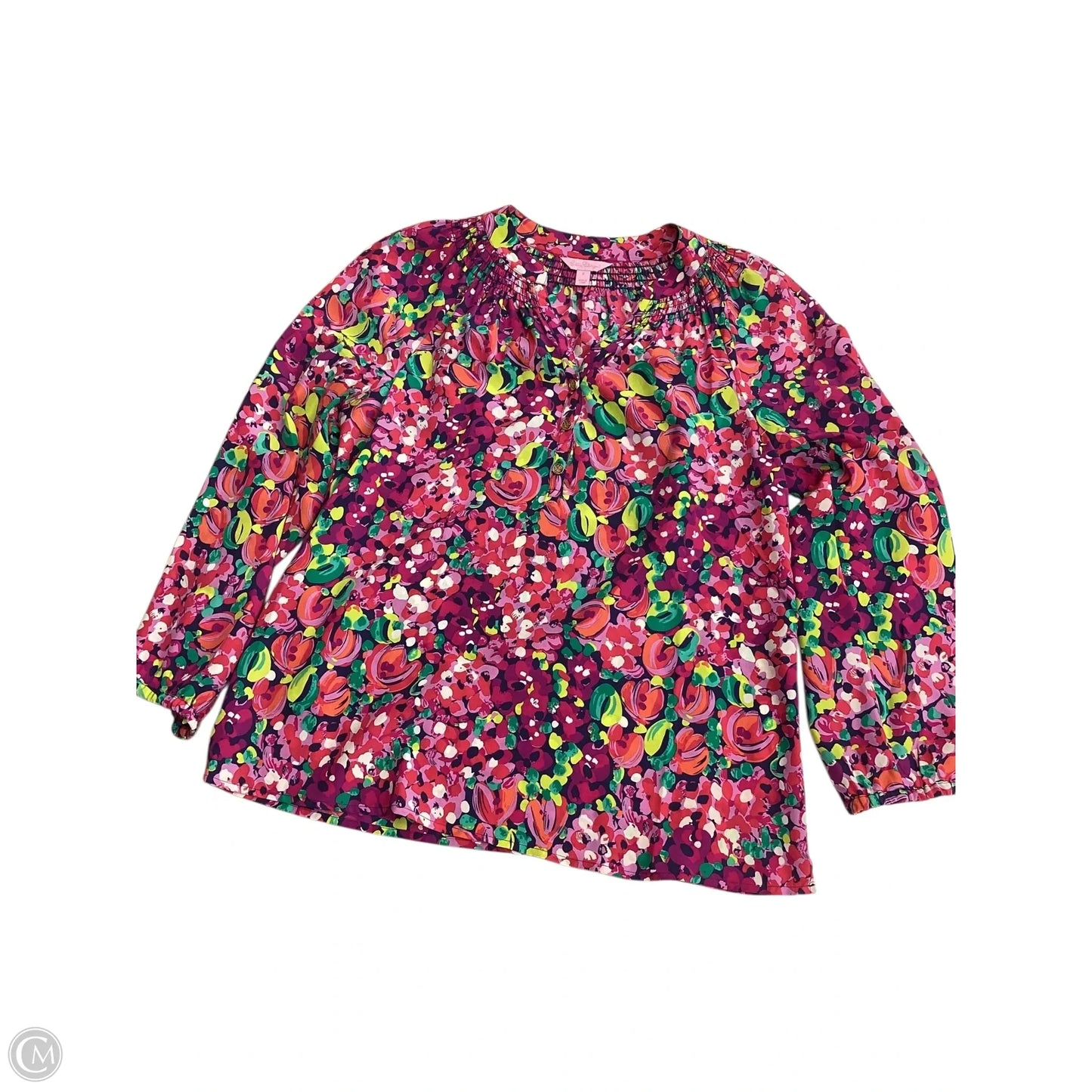 Blouse Designer By Lilly Pulitzer In Purple, Size: S