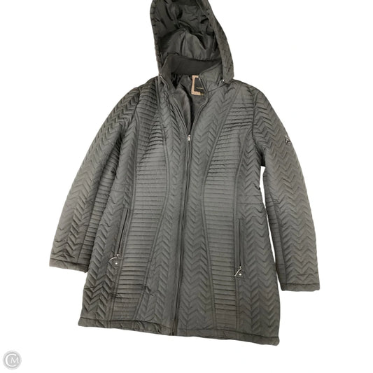Coat Puffer & Quilted By Weatherproof In Black, Size: L