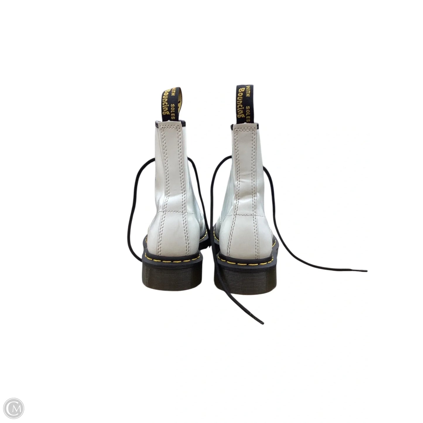 Boots Combat By Dr Martens In White, Size: 7