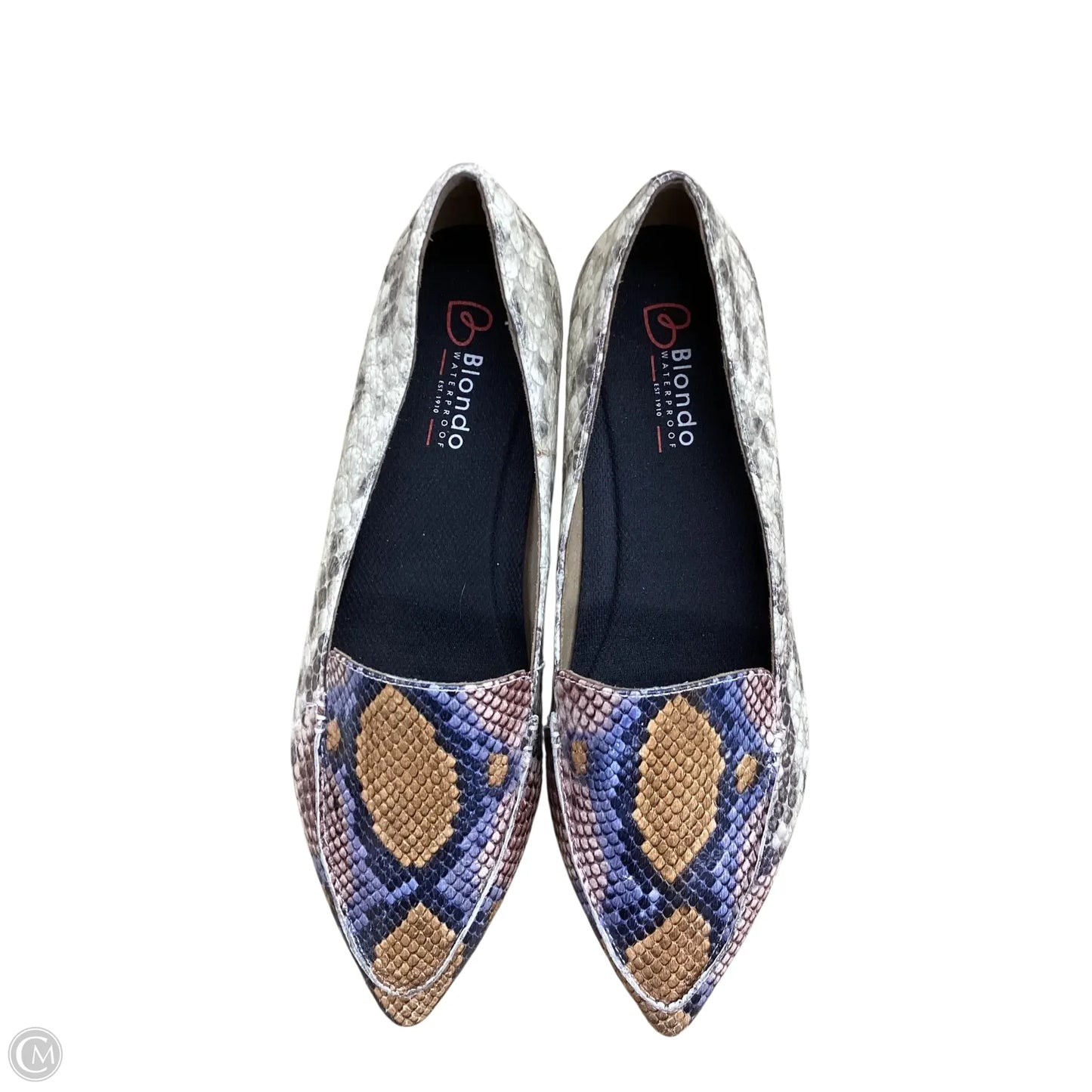 Shoes Flats By Blondo In Snakeskin Print, Size: 7