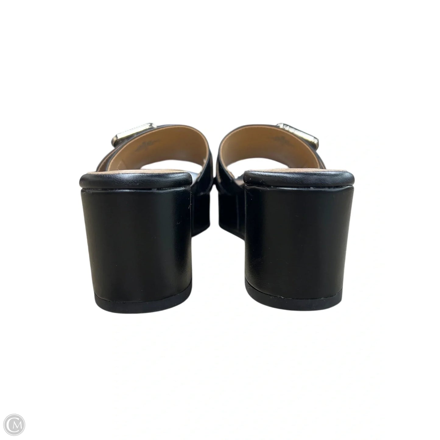Sandals Heels Platform By Unisa In Black, Size: 6